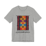 Indigenous Andean Geometric Textile Pattern Unisex T-Shirt