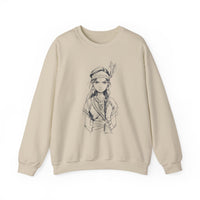 Inca Warrior Girl Bold Andean Spirit Design Unisex Sweatshirt