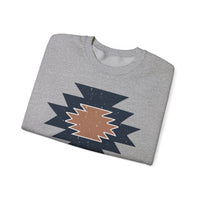 Minimal Southwest Tribal Rug Pattern Illustration Unisex Sweatshirt