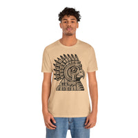 Aztec Eagle Pyramid Emblem Unisex T-Shirt