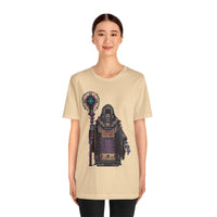 Cyber Temple Techno Priest Pixel Art Unisex T-Shirt