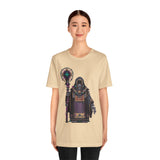 Cyber Temple Techno Priest Pixel Art Unisex T-Shirt