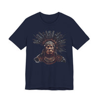 Tribal Feather Headdress Warrior Unisex T-Shirt