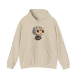 Glow-Eyed Aztec Skull Chibi Unisex Hoodie