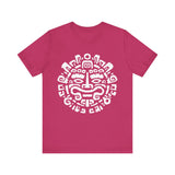 Andean Dual God Symmetry Tribal Glyph Style Unisex T-Shirt