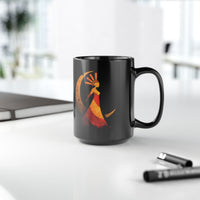 Mama Killa Inca Moon Goddess Glyph Style Black Mug