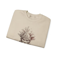 Maya Warrior Ink Portrait Unisex Sweatshirt