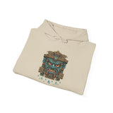 Tlaloc Rain God Stone Face Glyph Unisex Hoodie