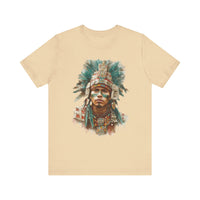 Maya Warrior Watercolor Portrait Unisex T-Shirt