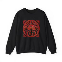 Radiant Tribal Sun Worship Inca Style Unisex Sweatshirt