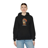 Chibi Aztec Warrior Cartoon Style Unisex Hoodie