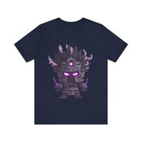 Aztec Shadow Warrior God with Glowing Eyes Unisex T-Shirt