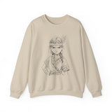 Brave Inca Girl Ink Warrior Portrait Unisex Sweatshirt