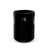 Aztec Quetzalcoatl Priestess Under Moon Black Mug