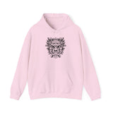 Aztec-Inspired Tlaloc God Tribe Graphic Unisex Hoodie