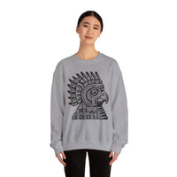 Aztec Eagle Pyramid Emblem Unisex Sweatshirt