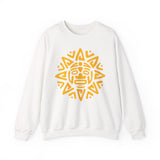 Mesoamerican Sun Face Unisex Sweatshirt