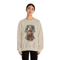 Maya Warrior Watercolor Portrait Unisex Hoodie