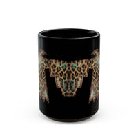 Savage Thunderbird Totem Illustration Black Mug