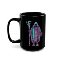 Digital Oracle Cyber Priest Black Mug