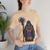 Cyber Temple Techno Priest Pixel Art Unisex T-Shirt