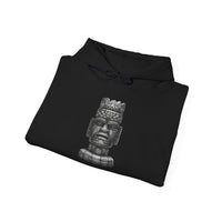 Mesoamerican Monolith Head Unisex Hoodie