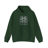 Obsidian Blade Warriors Aztec Glyph Style Unisex Hoodie