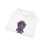 Aztec Shadow Warrior God with Glowing Eyes Unisex Hoodie