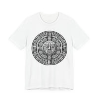 Sacred Aztec Calendar Face Unisex T-Shirt
