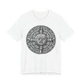 Sacred Aztec Calendar Face Unisex T-Shirt