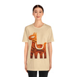 Minimalist Inca Llama Sandstone Petroglyph Unisex T-Shirt
