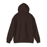 Tribal Volcano with Smoke Spirals Glyph Style Unisex Hoodie
