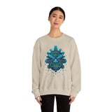 Tlaloc Rain God Tribal Glyph Style Unisex Sweatshirt