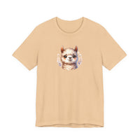 Inca Andean Llama Baby Face Illustration Unisex T-Shirt