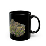 Machu Picchu Lost City Ruins Graphic Black Mug