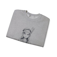 Inca Warrior Girl Bold Andean Spirit Design Unisex Sweatshirt