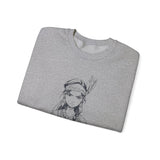 Inca Warrior Girl Bold Andean Spirit Design Unisex Sweatshirt