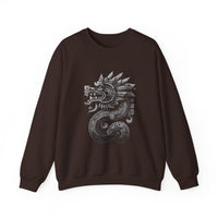 Aztec Serpent Quetzalcoatl Tribal Design Unisex Sweatshirt