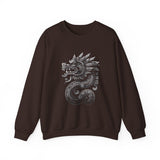 Aztec Serpent Quetzalcoatl Tribal Design Unisex Sweatshirt
