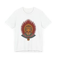 Aztec Warrior Priestess in Eagle Headdress Unisex T-Shirt