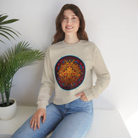 Neon Aztec Calendar Unisex Sweatshirt