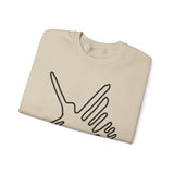 Nazca Lines Style Bird Unisex Sweatshirt