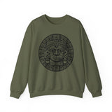 Aztec Totem Mesoamerican Art Illustration Unisex Sweatshirt