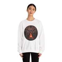 Sacred Fire Tribal Ceremony Glyph Style Unisex Sweatshirt
