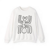 Nazca Lines Style Spider Unisex Sweatshirt