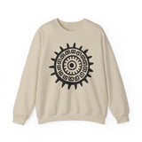 Aztec Mayan Totem Sun Symbol Unisex Sweatshirt
