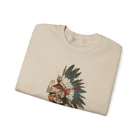 Watercolor Tribal Aztec Warrior Unisex Sweatshirt