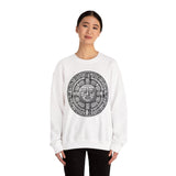 Sacred Aztec Calendar Face Unisex Sweatshirt