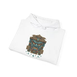 Tlaloc Rain God Stone Face Glyph Unisex Hoodie