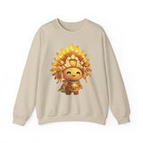 Chibi Inti Inca Sun God Cartoon Style Unisex Sweatshirt